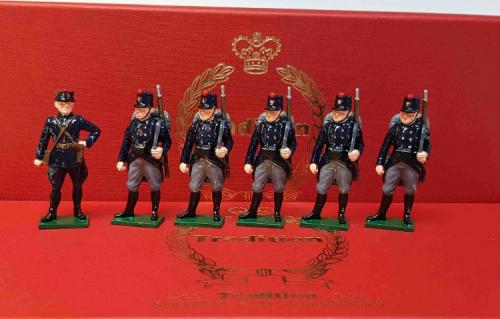 831 - Toy Soldier Set The Belgian Army at Second Battle of Ypres Painted - EN STOCK