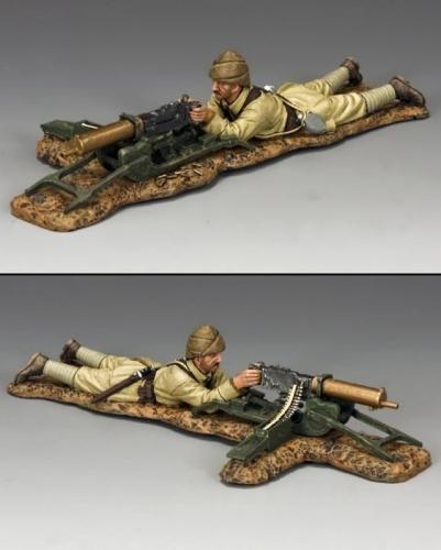 AL068 - Lying Prone Turkish Machine Gunner