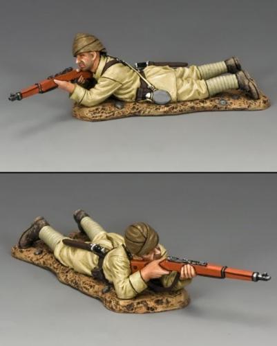 AL070 - Lying Prone Turkish Rifleman