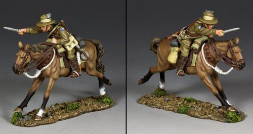 AL097 - Australian Light Horse Trooper Charging with Bayonet