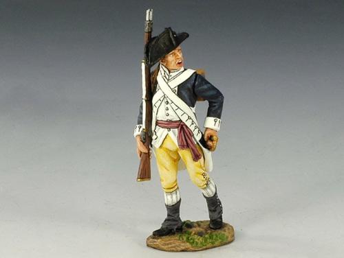 AR066 -American Sergeant with rifle marching