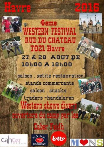 Affiche 2016 Havré Western Festival