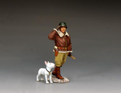 BBA111 - General Patton and his dog Willie