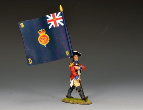 BR105 - 4th Rgt of Foot Officer with Regimental Colour - disponible début janvier