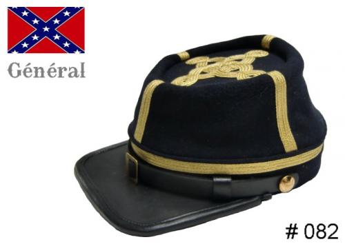 BT082 - Confederate Officers Kepi - General - EN STOCK (tailles M, L & XL)