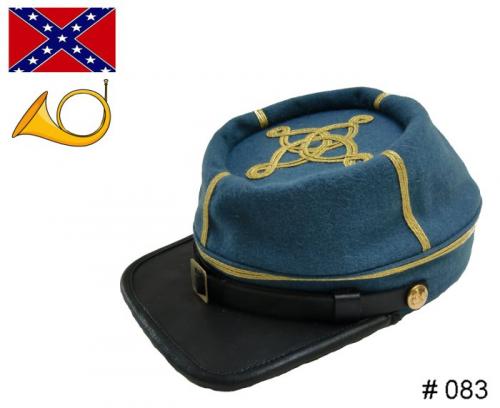 BT083 - Confederate Officers Kepi - Infantry - EN STOCK (tailles M = 56/57 et L = 58/59) 