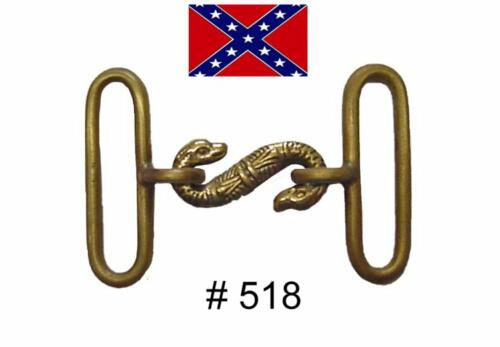 BT518 - Confederate Snake Buckle (boucle de ceinture sudiste en forme de serpent) - EN STOCK