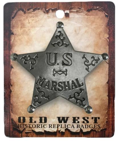 Badge - BGE-26 - US Marshall 5 Point Star - Made in USA - EN STOCK