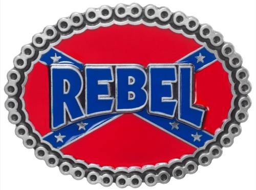 Boucle de ceinture - BU-1038 - Rebel Flag Belt Buckle - EN STOCK