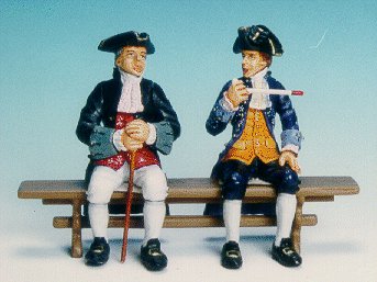 CC21 - Two gentle man sitting on bench