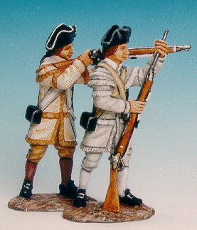 CC25 - Militiamen, one firing one loading, colours 1