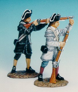 CC26 - Militiamen, one firing one loading, colours 2
