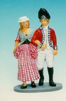 CC02 - Redcoat with woman, walking
