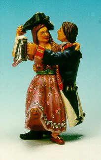 CC34 - Bluecoat carousing with wench on his lap 