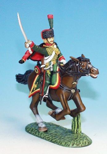 CDC8 - French Light Cavalry - Chasseurs à cheval - Active service, charging - Trooper sword held high