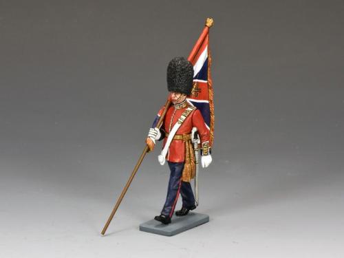 CE005 - British Marching Officer with King’s Colour