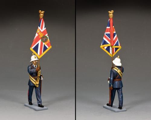 CE042 - Royal Marines Officer with Queen's Colour 