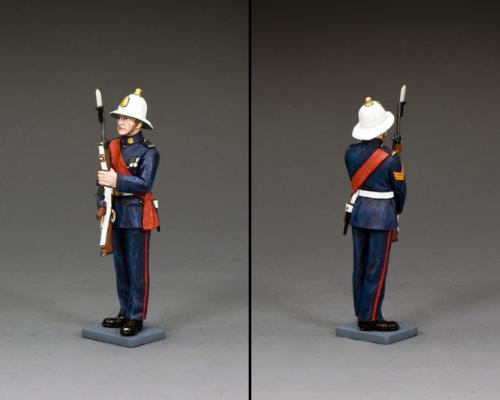 CE047 - Royal Marine Sergeant Presenting Arms 