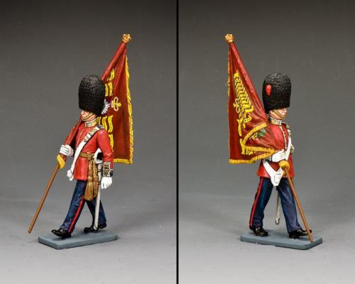 CE056 - Goldstream Guards Officer with Regimental Flag 