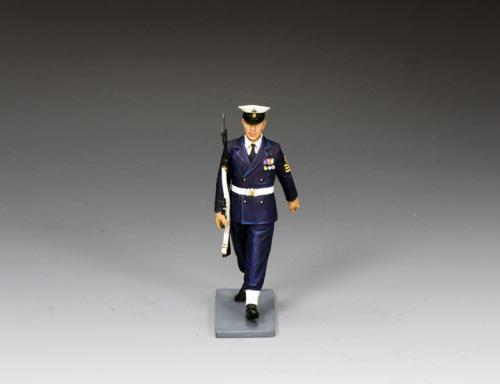 CE115 - Royal Navy Petty Officer Marching with SLR