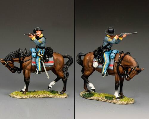 CW109 - Confederate Cavalry Sergeant Firing Carbine
