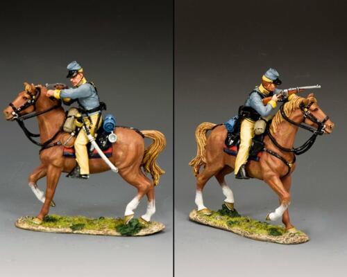 CW112 - Confederate Cavalry trooper Aiming Carbine 