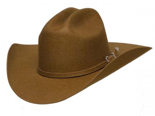 Chapeau cowboy - HA-18BR - BROWN Wool Felt Hat - Made in USA - disponible en 2 tailles 57 et 58 - EN STOCK