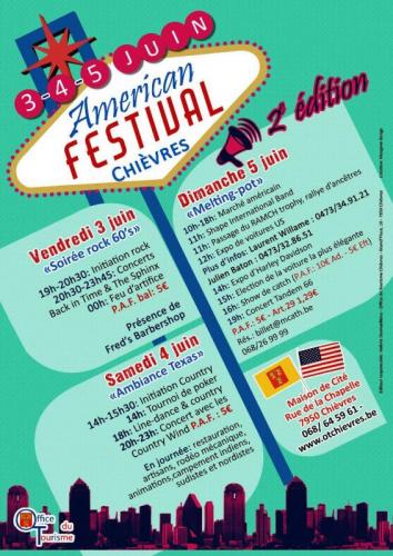 Affiche Chièvres American Days juin 2016 programme