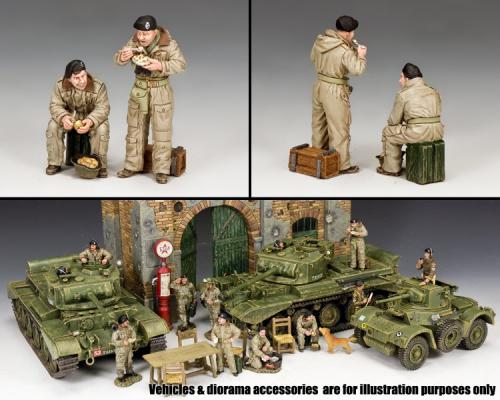 DD301 - British Dismounted AFV (Armoured Fighting Vehicle) Crew Set 1