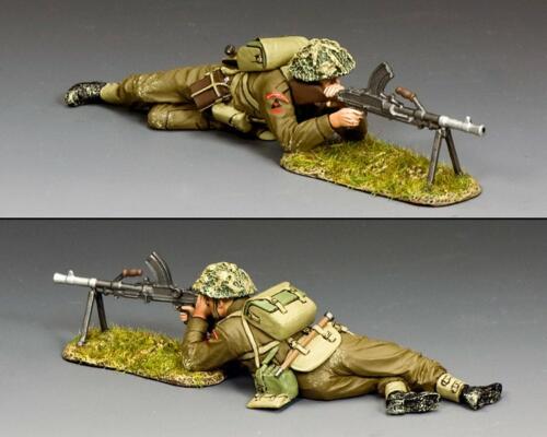 DD342(G) - British Lying Prone Bren Gunner with Grass Base