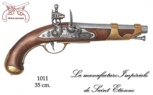 DENIX - Armes anciennes - 1011 - Cavalry pistol, France 1806 - disponible sur commande