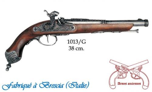 DENIX - Armes anciennes - 1013G - Percussion pistol, Brescia (Italia) 1825 - disponible sur commande