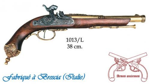 DENIX - Armes anciennes - 1013L - Percussion pistol, Brescia (Italia) 1825 - disponible sur commande