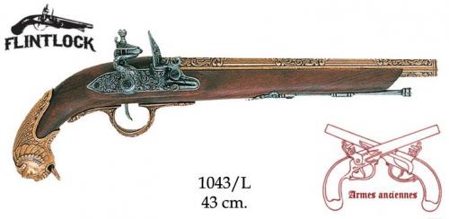 DENIX - Armes anciennes - 1043L - Flintlock pistol, Germany 18th. C. - disponible sur commande