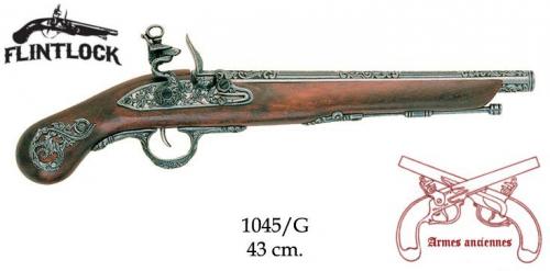 DENIX - Armes anciennes - 1045G - Flintlock pistol, Italy 18th. C. - disponible sur commande