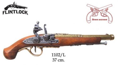 DENIX - Armes anciennes - 1102L - Flintlock pistol, 18th. C. - disponible sur commande