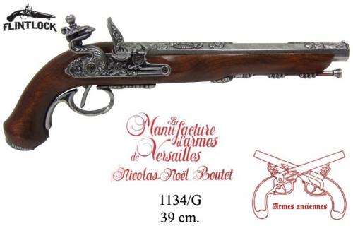 DENIX - Armes anciennes - 1134G - Flintlock dueling pistol, Versailles (France) - disponible sur commande