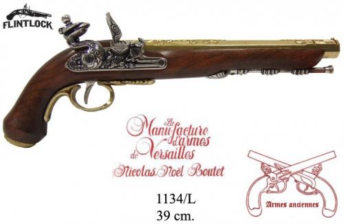 DENIX - Armes anciennes - 1134L - Flintlock dueling pistol, Versailles (France) 1910 -disponible sur comamnde