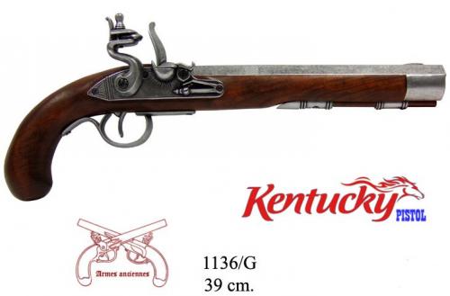 DENIX - Armes anciennes - 1136G - Kentucky pistol, USA 19th. C. - disponible sur commande