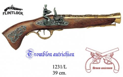 DENIX - Armes anciennes - 1231L - Flintlock blunderbuss, Austria XVIII C. - disponible sur commande