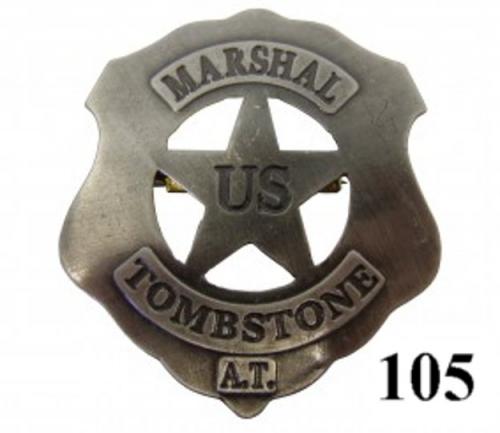 DENIX - Badge - 105 - US Marshal Tombstone badge - EN STOCK