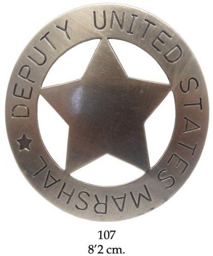 DENIX - Badge - 107 - Deputy United States Marshal badge - EN STOCK