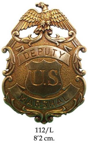 DENIX - Badge - 112L - Eagle Marshal badge (cuivré) - EN STOCK
