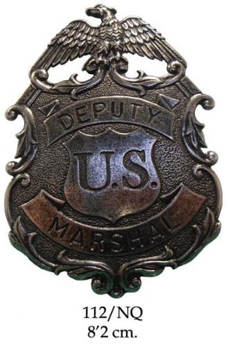 DENIX - Badge - 112 NQ - Eagle Marshal badge (argenté) - EN STOCK