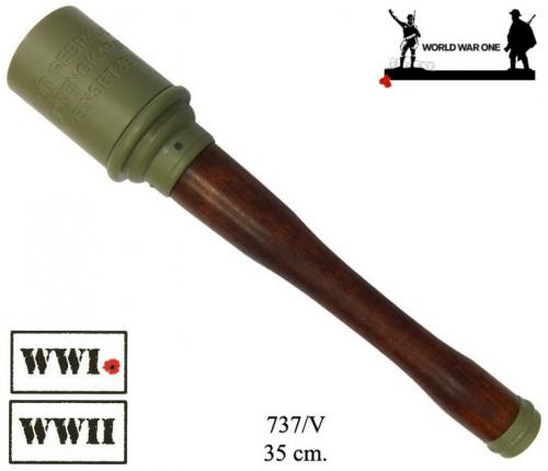 DENIX - Grenade - 737V - Stielhandgranate M-24 grenade, Germany 1915 (World War I and II) - disponible sur commande