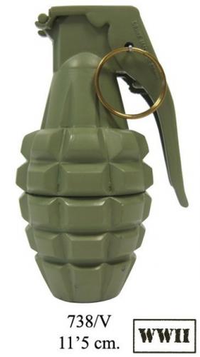DENIX - Grenade - 738V - MK 2 or pineapple hand grenade, USA (World War II) - disponible sur commande