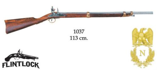 DENIX - Napoleonic Period - 1037 - Flintlock carbine, France 1806 - EN STOCK