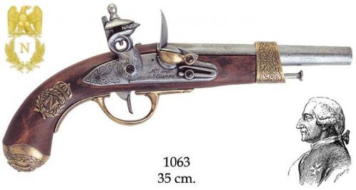 DENIX - Napoleonic Period - 1063 - Napoleon pistol manufactured by Gribeauval, 1806 - disponible sur commande