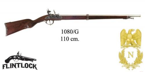 DENIX - Napoleonic Period - 1080G - Flintlock rifle, France 1807 - disponible sur commande