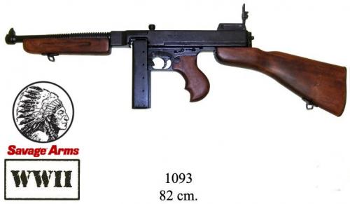 DENIX - WWII - 1093 - M1928A1 submachine gun, des. by Thompson, USA 1918 - disponible sur commande